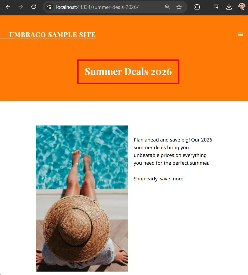 Redirect Source (Content Page) - Summer Deals 2026