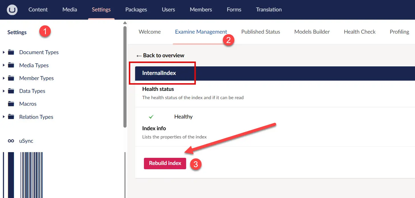 Umbraco Examine Rebuild Says "Done" – But It’s Not