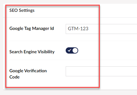 Showing SEO Settings tab only for admin role